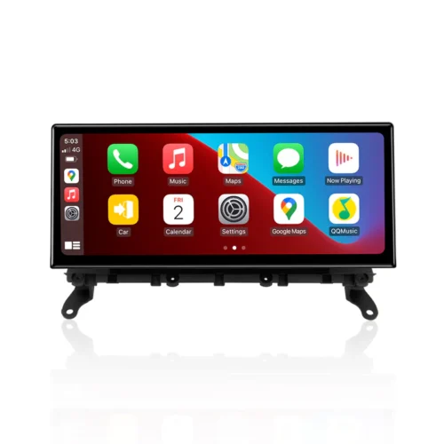 (9225) Vertical Screen E70 E71 Wired and Wireless Apple CarPlay Retrofit Android Auto,10.25″ HD 1920 x 720 Display Mirror Link Car Radio Bluetooth Video Player Screen for BMW X5 X6 CIC(2010-2012)