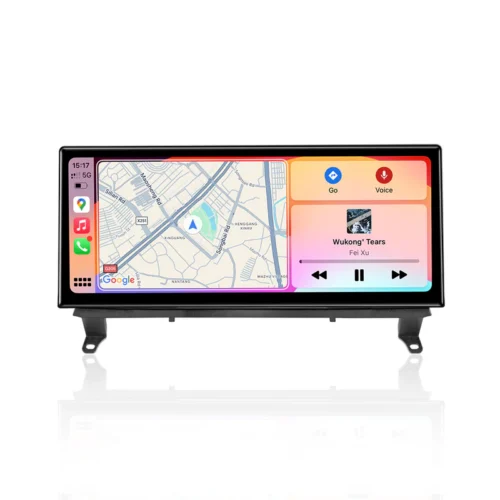 (9615) Ultra-Thin 12.3″ Linux Screen, for BMW X5 E70 E71 CCC Wireless and Wired CarPlay Android Auto Calls Using The OEM Bluetooth.