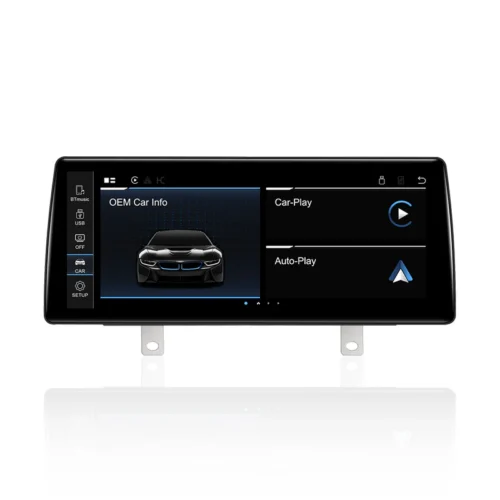 (9013) Ultra-Thin Linux 10.25″ Screen for BMW F30 F31 F32 F33 F34 F35 NBT CIC Wired and Wireless Apple CarPlay (ios 26) Retrofit Android Auto use The OEM Bluetooth (2012-2017)