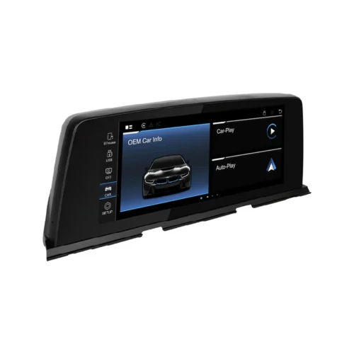 (9098) Ultra-Thin Linux 10.25″ Screen for BMW i8 i12 NBT Wired and Wireless Apple CarPlay (ios26) Retrofit Android Auto use The OEM Bluetooth (2014-2017)