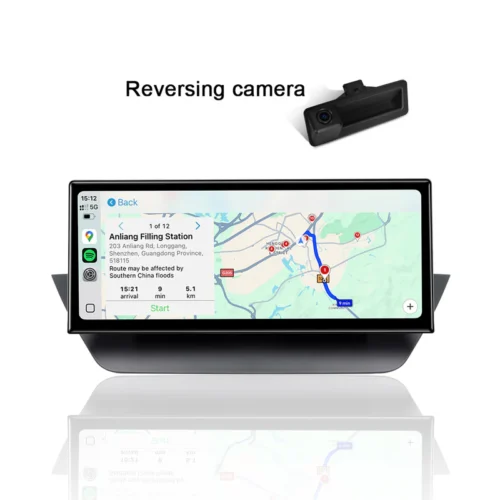 (9639) Ultra-Thin 12.3″ Linux Screen for BMW X1 E84 CIC Wireless and Wired CarPlay Android Auto Mirror Link (2009-2015)